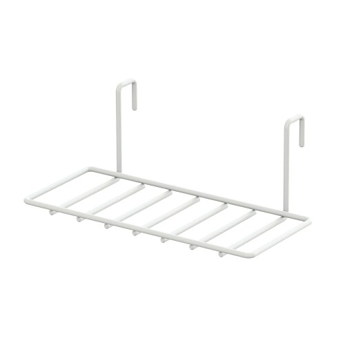 平安伸銅工業 LABRICO DIY収納パーツ ナゲシレールシェルフ ホワイト 使用荷重1kg KXW-213