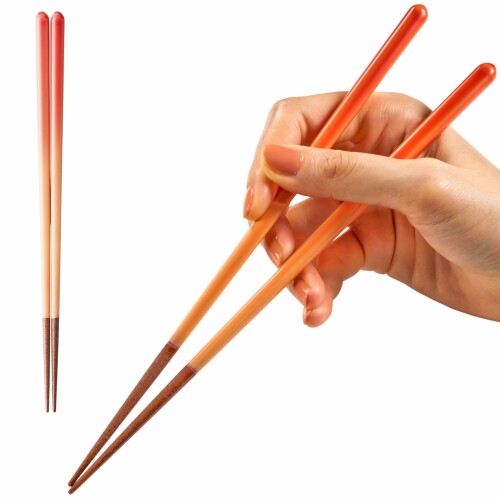 FlaColle 箸 23cm 食洗機対応 滑らない 御洒落 日本製 プレゼント (夕焼け)