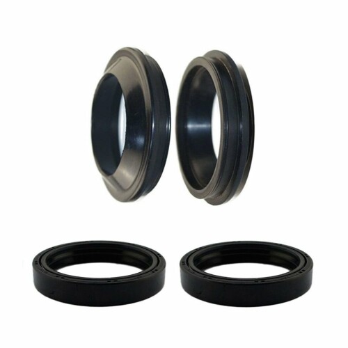AHL オイルシール ダストシール フロントフォーク 37x50x11mm 2組 4個 セット ホンダ VF700C Magna 1984 / VFR700F Interceptor 1986-1987 / CB500 R/T 1993-1996