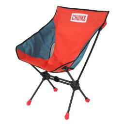 チャムス (CHUMS) コンパクトチェアブービーフットロー 椅子 パプリカレッド/ブルーグレー H72×W49×D30cm CH62-1772-R111-00