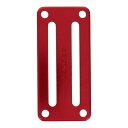 三共コーポレーション DBLTACT D環取付金具 2ツ穴 レッド DT-AD2-R(4)