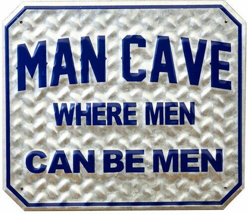 Rakuten - 秋月貿易 American Classic Embossed Tin Plaque MAN CAVE W35×D0.5×H30cm GB76907