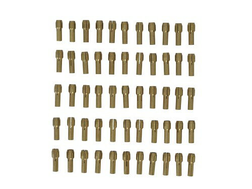 UID バリュータイプ ミニルーターコレットセット 2.35mm 50個セット NO.889 Proxxon(プロクソン) Dremel(ドレメル) Ryobi(リョービ) MICRO(マイクロ) Bigman(ビッグマン) iHelp(アイヘルプ) TACKLIFET等のミニルーター ホビールーター　リューターに適合します コレット内径: 2.35mm 全長: 16mm 材質: 真鍮 セット内容:[ファイ]2.35mm X 50個 コレットチャック適合モデル ドレメルNO.MICRO.4000.400.3000.398.395.300.285.275.200.100.8200.800.780.770.7700.750 Proxxon(プロクソン)No.27110 ■No.27119 ■No.28400 ■No.28405 ■No.28472 ■No.28473 ■No.28510 ■No.28511 ■No.28515 ■No.28525 RYOBI(リョービ)ホビールータ 等に使用できます。取付け方法ロータリーツール等のチャックカバーを外して交換します。 商品コード34081934286商品名UID バリュータイプ ミニルーターコレットセット 2.35mm 50個セット NO.889型番NO.889カラー真鍮色※他モールでも併売しているため、タイミングによって在庫切れの可能性がございます。その際は、別途ご連絡させていただきます。※他モールでも併売しているため、タイミングによって在庫切れの可能性がございます。その際は、別途ご連絡させていただきます。