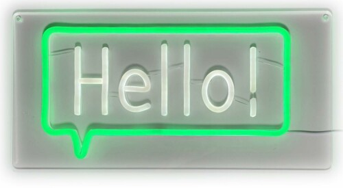 樂天商城 - SLOWER 飾り ライト ネオン調 Led おしゃれ インテリア装飾 Hello NEONY SIGN LIGHT SLW389