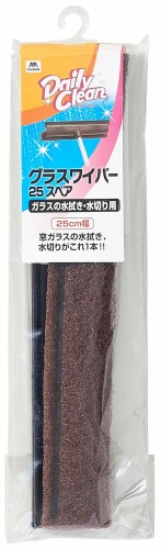 Other - 山崎産業 窓 ガラス ワイパー 交換用 スペア デイリークリーン (Daily Clean) 水切ゴム・スポンジ セット 幅25cm 177707