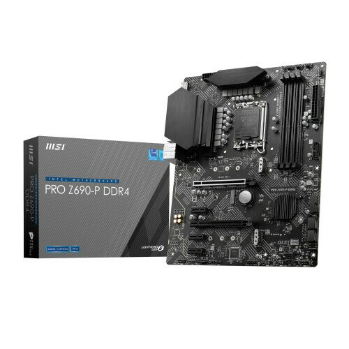 MSI PRO Z690-P DDR4 マザーボード ATX (Intel Z690チップセット搭載) 第12世代CPU(LGA1700)対応 MB5611 ブラック