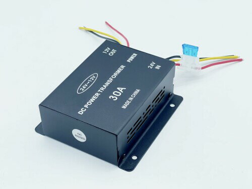 bubulu 24V DC-DC コンバーター 30A 24Vから12V 30A 電源 トラック バス 変換 (1)