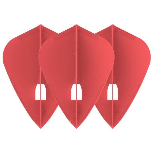 ダーツフライト L-style フライトエル カイト レッド (Flight-L L4c kite red) | シャンパンリング対応フライト