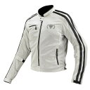 (KOMINE) バイク用ジャケット 07-1191 メンズ Neo Silver L