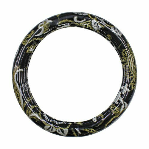 ミヤビ 極太ハンドルカバー 金華山モンブランローズ ブラック 2L MHC-MR-2LBK 2l(46~46.5cm)