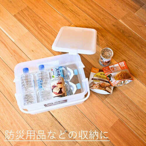 サンコープラスチック(SankoPlastic) 収納ケース コンテナー M シンプルホワイト ...