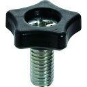 TRUSCO(トラスコ) ツールノブΦ15 M4X20(10個入)黒 TT2M4X20-BK