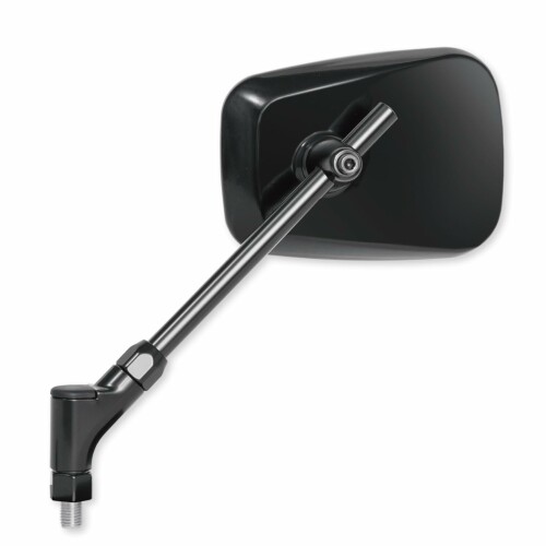 タナックス(TANAX) ナポレオン(NAPOLEON) NA-007 エーゼット3ミラーEX ブラック バイク用ミラー 10mm正ネジ 左右共通 ターナー付きミラー スライド式ミラー 保安基準全年式適合 1本入り