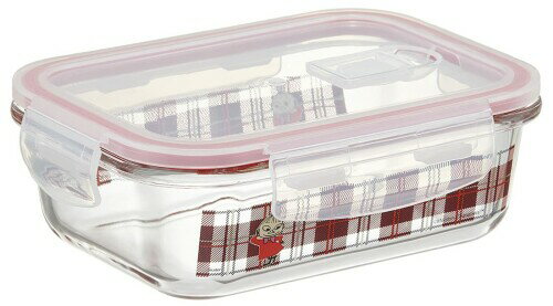 乐天商城 - スケーター(Skater) 保存容器 650ml M 耐熱ガラス製 オーブン 電子レンジ 食洗機対応 フタ弁付き 4点ロック リトルミイ GBST7-A