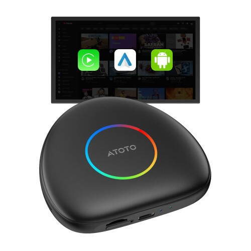 CB6C Ai Box CarPlay ワイヤレス aiボックス 車、2025年のアップグレード版カープレイ ワイヤレス、 プラグアンドプレイ、カーテレビメイト、車で見る、カーナビ で youtube を 見る に は