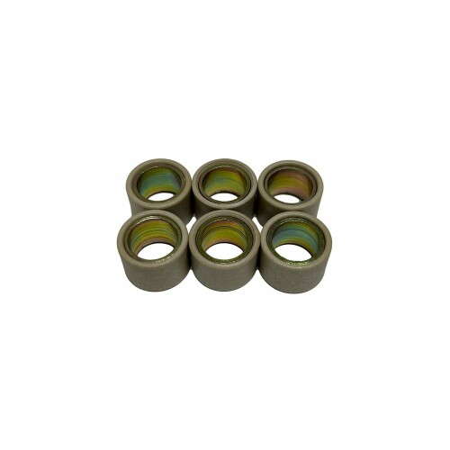 GRONDEMENT(グロンドマン) スーパーウエイトローラー 17X12mm 7g レッツ ZZ セピア アドレスV100 アドレス110 6個入