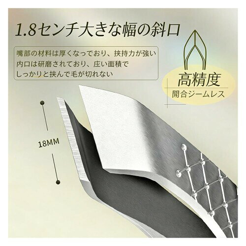 骨抜きピンセット 魚 骨抜き 魚ほねとり 厚みのあるステンレス 骨抜き 万能 豚の毛を抜く 力が入れやすい レザーケース付き 茶色の皮の袋付き biggate-18524131 ビッグゲート サンプル画像2
