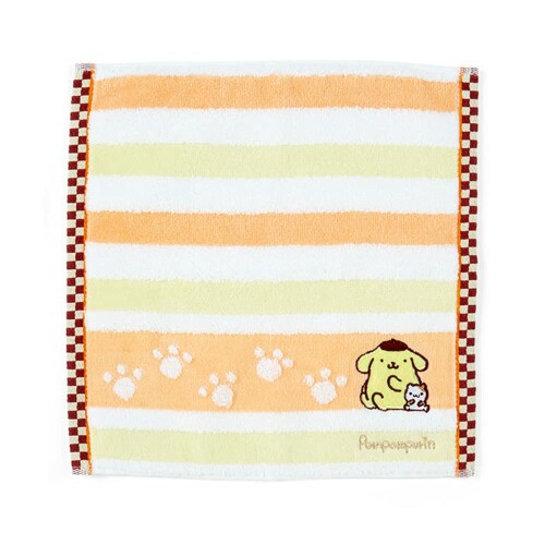 サンリオ(SANRIO) サンリオ プチタオル 抗菌防臭加工 ポムポムプリン プリン POMPOMPURIN キャラクター 25×0.5×25cm 299961 SANRIO