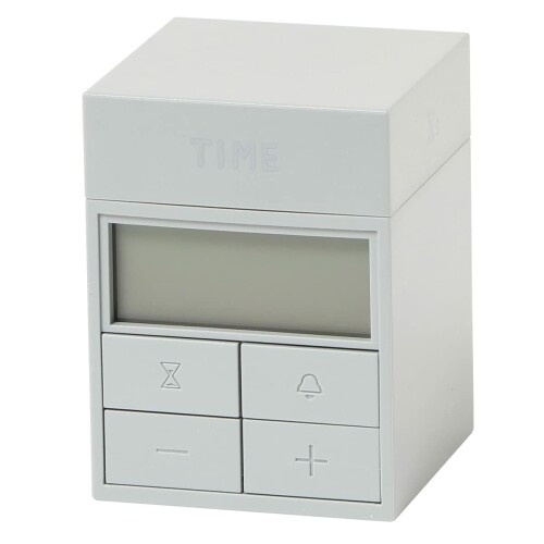 Opt Appliance Option Time Keeper タイムキーパー 置時計 目覚まし時計 OPTE-002 GY (グレー)