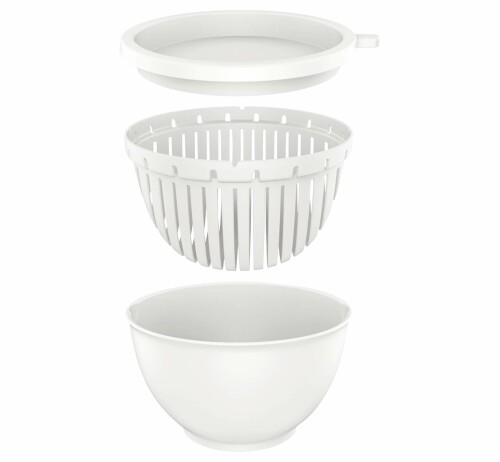 ファイン 調理器具 野菜 カット ベジスラッシュ ザル ボウル スライサー 電子レンジ対応 温野菜 FIN-845 biggate-18524240 ビッグゲート サンプル画像2
