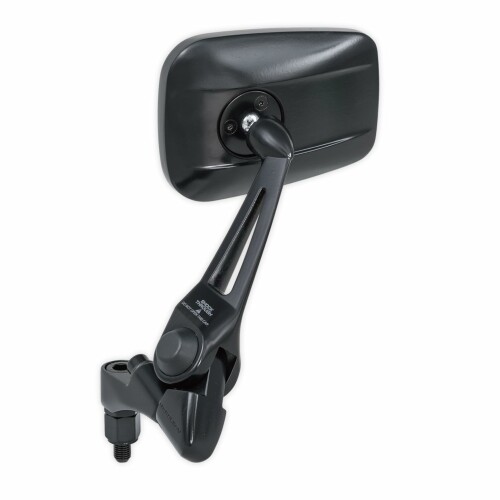 Other - タナックス(TANAX) ナポレオン(NAPOLEON) NA-012 シャークミラー5 ブラック バイク用ミラー 10mm正ネジ/逆ネジボルト付き 左右共通 保安基準全年式適合 1本入り
