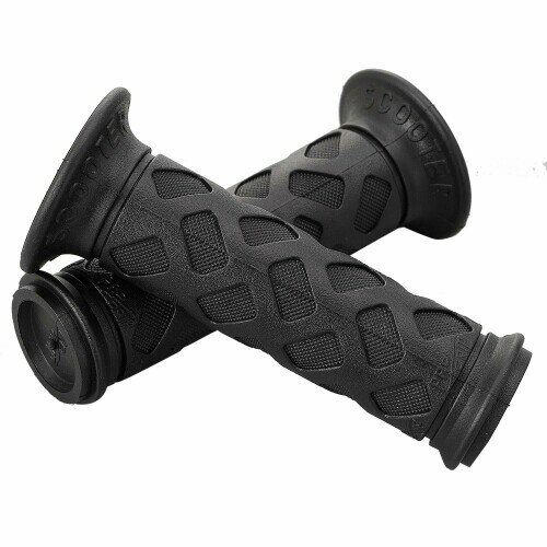 デイトナ(Daytona) PROGRIP(プログリップ) バイク用 グリップ ハンドル径[ファイ]19(原付)用 115mm スタンダードラバー エンド非貫通 789タイプ ブラック 98118