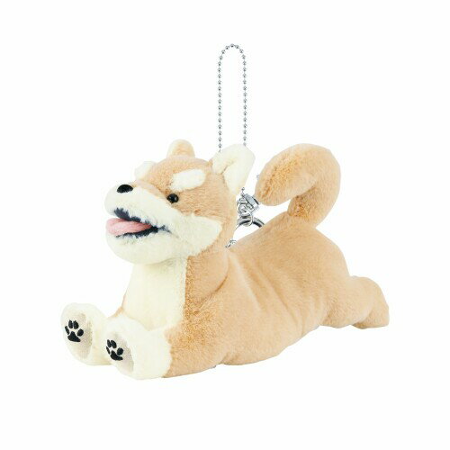 りぶはあと ポーチ フラッピー シバイヌ (全長約19cm) かわいい チェーン付 小物入れ 犬 37252-13