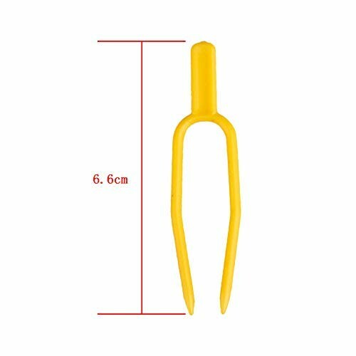 100個入り イチゴランナーピン 園芸用品 植物根茎固定ピン スイカランナーピン 育苗用品 色ランダム biggate-18549039 ビッグゲート サンプル画像3