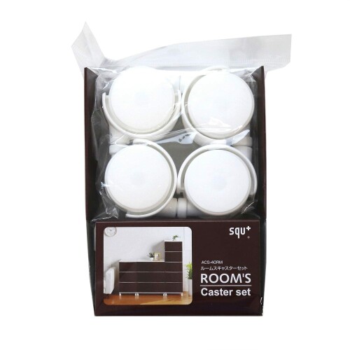 サンカ ルームス 専用キャスターセット 4個入り squ+ ROOM'S ACS-40RM 3.5×4.7×4.8cm