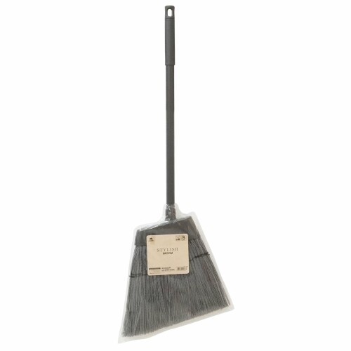 Rakuten - 山崎産業(Yamazaki Sangyo) スタイリッシュ箒 Sサイズ 83.8cm 日本製 座敷 畳 たたみ 和室 リビング 短柄 独自繊維 化繊 ポリプロピレン 耐久性 長持ち 掃きやすい 斜めカット シンプル 髪 毛 2028