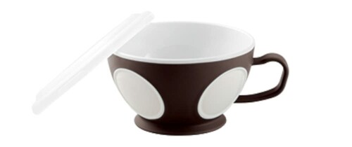 小森樹脂 マグカップ レッド [ファイ]12.8×高さ7.8cm ラップいらず 楽チンマグ 1個入