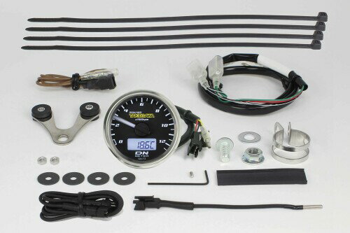 スペシャルパーツ武川(TAKEGAWA) Φ48スモールDNタコメーター 12500RPM クロスカブ50/110 05-05-0086