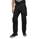 (KOMINE) バイク用 パンツ PK-752 クールドライプロテクトジョガーパンツ Black L メンズ L