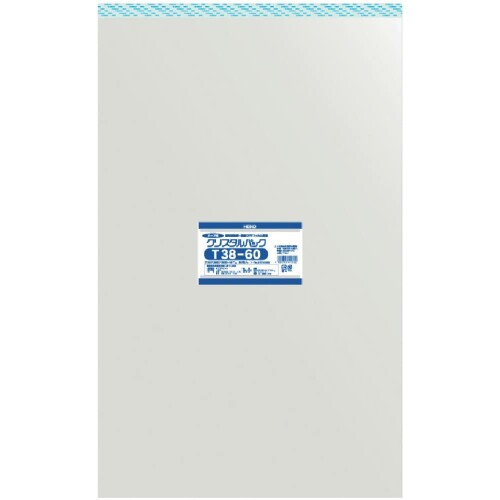 シモジマ(Shimojima) ヘイコー 透明 OPP袋 クリスタルパック テープ付 38×60cm 50枚 T38-60