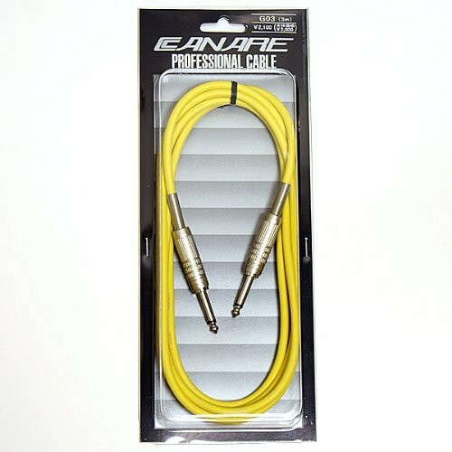 CANARE PROFESSIONAL CABLE 3m キイロ G03