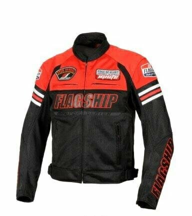 (フラッグシップ) エイサージャケット メンズ FJ-S218 レッド