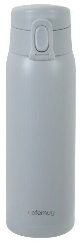 樂天商城 - パール金属 カフェマググレース 軽量 ワンタッチマグ 真空断熱 500ml ペールグレー HC-545