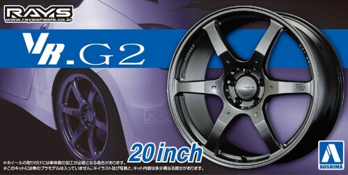 青島文化教材社(AOSHIMA) 1/24 ザ・チューンドパーツシリーズ No.83 ボルクレーシング VR.G2 20インチ プラモデル用パーツ