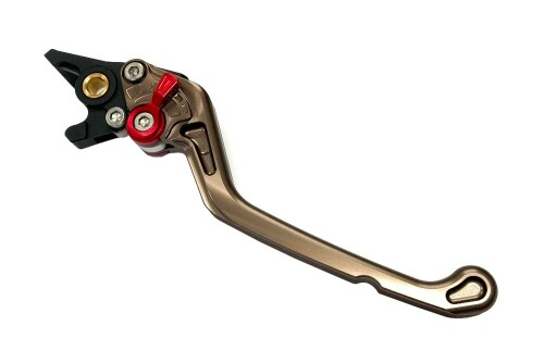 BIKERS(バイカーズ) フロントブレーキレバー プレミアム フラットタイプ チタン CT125 20-25 DAX125 22-24 ADV160 23-24 PCX 18-24 PCX160 21-24 H0408-TIN