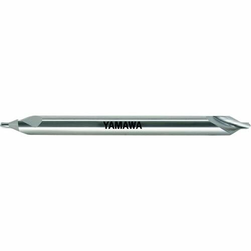 ヤマワ ロングシャンク強ねじれ溝A形60° センタ穴ドリル CE-SL L200 4X60°X10 CE-SL-200-4X60X10