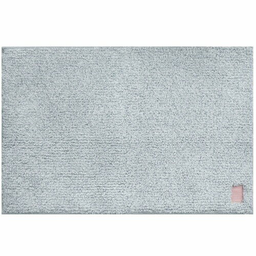 オカトー Hitohira バスマット ブルー 1秒でしっかり吸水 ひらりと軽い紙のような吸水パイル 洗える 抗菌 防臭 すべり止め加工 60×90cm(3.0)