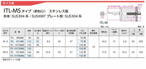 ���󥳡��ƥ��� IT�ϥ󥬡� ITL-10185MS 25������