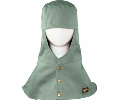 日光物産(Nikko Bussan) Armatex防炎頭巾 ツバ無し アースグリーン M AX1301 M EG