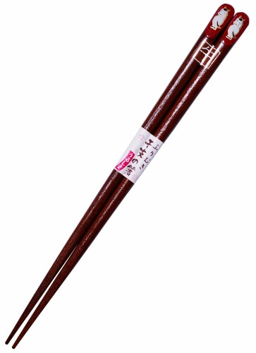 乐天商城 - 若狭 塗箸 ふりむき 干支の箸 えとのはし 午(うま) 20.5cm 日本製 12914-5