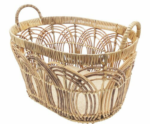 ダイカイ(DAIKAI) トーク Towc ペタル 収納 バスケット かご 洗えるかご 楕円 38x26x20 ナチュラル