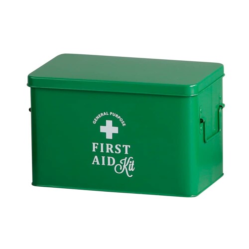 アビテ 救急箱 フェール ファーストエイドボックス L グリーン HO-502-GR 約32.5×20×20.5cm