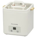 オーム電機PULMORE エッグクッカー ゆで卵メーカー ゆで卵器 ゆでる 蒸す 一人暮らし 単身赴任 電気調理器 おしゃれ COK-UT30W 08-1462...