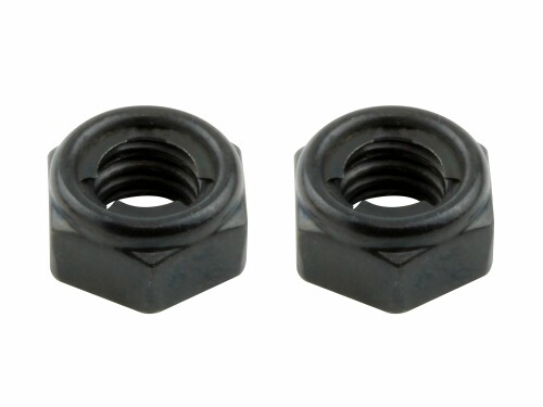 ポッシュフェイス(POSH FAITH) バイク用品 ロックナット ステンレス ブラック 2個入 M6 900056-K2