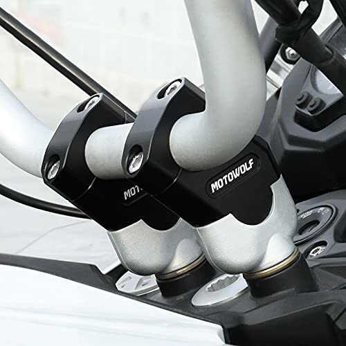 YUANYE オートバイ ハンドルバー ポスト 28mmに適用 MT-25 MT-03 XJR 400 TDM 900 ...
