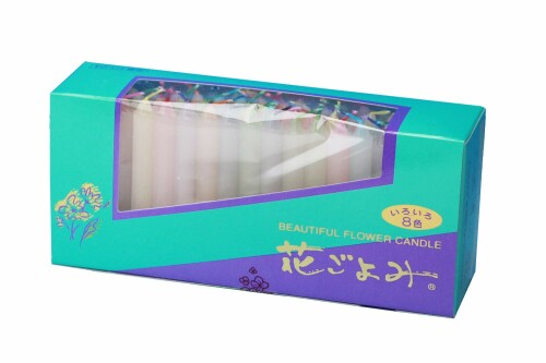Tokai Seiro's 東海製蝋 ろうそく 花ごよみ 30分 約88本 171-04